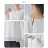 ブラウス 長袖 裏起毛 | Festinalente | 詳細画像18 