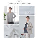 ブラウス 長袖 裏起毛 | Festinalente | 詳細画像5 