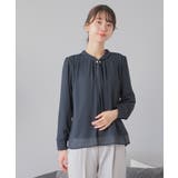 ブラウス ボウタイ 裏起毛 | Festinalente | 詳細画像15