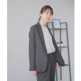 ライトグレー | ブラウス ボウタイ 裏起毛 | Festinalente