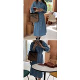 デニム ロング丈 シャツワンピース | NEWGIRL | 詳細画像3