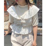 【one after another】2枚setフリルブラウス | NICE CLAUP / OLIVE des OLIVE OUTLET | 詳細画像1