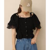 ブラック | 【one after another】オフショルブラウス | NICE CLAUP OUTLET