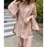 ベージュ | 【one after another NICE CLAUP】シアロングシャツ | NICE CLAUP OUTLET