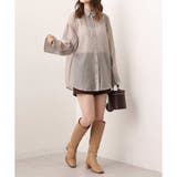 【one after another NICE CLAUP】シアロングシャツ | NICE CLAUP OUTLET | 詳細画像13