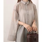 【one after another NICE CLAUP】シアロングシャツ | NICE CLAUP OUTLET | 詳細画像16