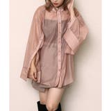 ピンク | 【one after another NICE CLAUP】シアロングシャツ | NICE CLAUP OUTLET