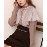 モカ | 襟とれ2wayニット | NICE CLAUP OUTLET