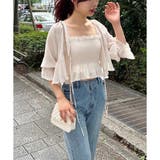 【one after another】シャーリングビスチェSETトップ | NICE CLAUP / OLIVE des OLIVE　OUTLET | 詳細画像7 