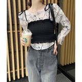 ブラック | シャーリングビスチェ | OLIVE des OLIVE OUTLET
