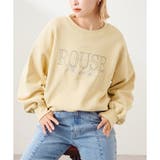 イエロー | 【one after another】ロゴ刺繍スェット | NICE CLAUP / OLIVE des OLIVE　OUTLET