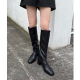 【one after another】シンプルロングブーツ | NICE CLAUP / OLIVE des OLIVE OUTLET | 詳細画像3