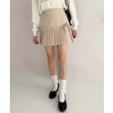 【one after another】リボン付きプリーツスカート | NICE CLAUP / OLIVE des OLIVE OUTLET | 詳細画像8