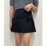 【one after another】リボン付きプリーツスカート | NICE CLAUP / OLIVE des OLIVE OUTLET | 詳細画像20