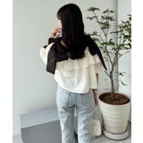 肩リボンフリルブラウス | NICE CLAUP / OLIVE des OLIVE　OUTLET | 詳細画像8 
