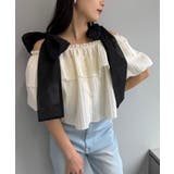 肩リボンフリルブラウス | NICE CLAUP / OLIVE des OLIVE　OUTLET | 詳細画像13 