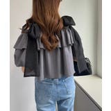 肩リボンフリルブラウス | NICE CLAUP / OLIVE des OLIVE　OUTLET | 詳細画像15 