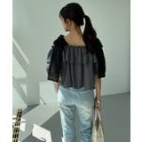 肩リボンフリルブラウス | NICE CLAUP / OLIVE des OLIVE　OUTLET | 詳細画像23 