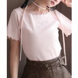 チョーカー付き ストーンロゴテレコトップス | NICE CLAUP / OLIVE des OLIVE OUTLET | 詳細画像27