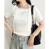 チョーカー付き ストーンロゴテレコトップス | NICE CLAUP / OLIVE des OLIVE OUTLET | 詳細画像38