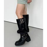 【one after another】バイカーブーツ | NICE CLAUP / OLIVE des OLIVE　OUTLET | 詳細画像4 