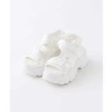 ホワイト | 【one after another】【定番人気】厚底スポサン/SML展開 | NICE CLAUP / OLIVE des OLIVE OUTLET