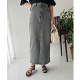 デニムスカート SML展開 | NICE CLAUP / OLIVE des OLIVE　OUTLET | 詳細画像2 