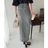 デニムスカート SML展開 | NICE CLAUP / OLIVE des OLIVE　OUTLET | 詳細画像4 