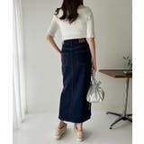デニムスカート SML展開 | NICE CLAUP / OLIVE des OLIVE　OUTLET | 詳細画像19 