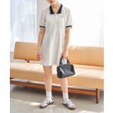 【LIMMSE】ワンポイント刺しゅうポロワンピース | NICE CLAUP / OLIVE des OLIVE　OUTLET | 詳細画像2 
