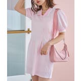 ピンク | 【LIMMSE】ワンポイント刺しゅうポロワンピース | NICE CLAUP / OLIVE des OLIVE　OUTLET