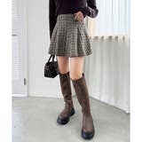 【one after another】マチ入りフレアミニスカート | NICE CLAUP / OLIVE des OLIVE　OUTLET | 詳細画像1 