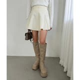 【one after another】マチ入りフレアミニスカート | NICE CLAUP / OLIVE des OLIVE　OUTLET | 詳細画像2 