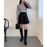 【one after another】マチ入りフレアミニスカート | NICE CLAUP / OLIVE des OLIVE　OUTLET | 詳細画像21 