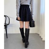 【one after another】マチ入りフレアミニスカート | NICE CLAUP / OLIVE des OLIVE　OUTLET | 詳細画像19 