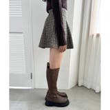 【one after another】マチ入りフレアミニスカート | NICE CLAUP / OLIVE des OLIVE　OUTLET | 詳細画像13 