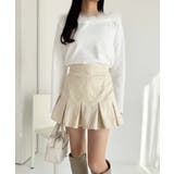 【one after another】ボックスプリーツミニスカート | NICE CLAUP / OLIVE des OLIVE OUTLET | 詳細画像12