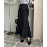 ブラック | ロングマーメイドスカート SM展開 | NICE CLAUP / OLIVE des OLIVE OUTLET