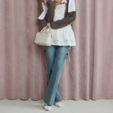 【one after another】肩リボンバックレースアップチュニック | NICE CLAUP / OLIVE des OLIVE OUTLET | 詳細画像6