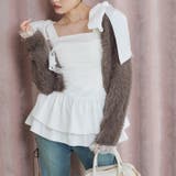 【one after another】肩リボンバックレースアップチュニック | NICE CLAUP / OLIVE des OLIVE OUTLET | 詳細画像5