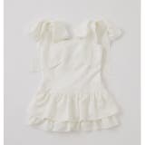 【one after another】肩リボンバックレースアップチュニック | NICE CLAUP / OLIVE des OLIVE OUTLET | 詳細画像8