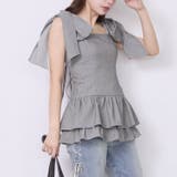 【one after another】肩リボンバックレースアップチュニック | NICE CLAUP / OLIVE des OLIVE OUTLET | 詳細画像10