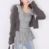 【one after another】肩リボンバックレースアップチュニック | NICE CLAUP / OLIVE des OLIVE OUTLET | 詳細画像15