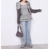 【one after another】肩リボンバックレースアップチュニック | NICE CLAUP / OLIVE des OLIVE OUTLET | 詳細画像16