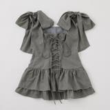 【one after another】肩リボンバックレースアップチュニック | NICE CLAUP / OLIVE des OLIVE OUTLET | 詳細画像18