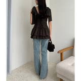 【one after another】肩リボンバックレースアップチュニック | NICE CLAUP / OLIVE des OLIVE OUTLET | 詳細画像28