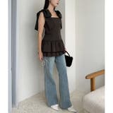 【one after another】肩リボンバックレースアップチュニック | NICE CLAUP / OLIVE des OLIVE OUTLET | 詳細画像22