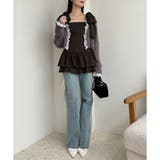 【one after another】肩リボンバックレースアップチュニック | NICE CLAUP / OLIVE des OLIVE OUTLET | 詳細画像27