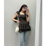 【one after another】肩リボンバックレースアップチュニック | NICE CLAUP / OLIVE des OLIVE OUTLET | 詳細画像43
