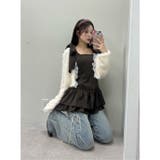 【one after another】肩リボンバックレースアップチュニック | NICE CLAUP / OLIVE des OLIVE OUTLET | 詳細画像45